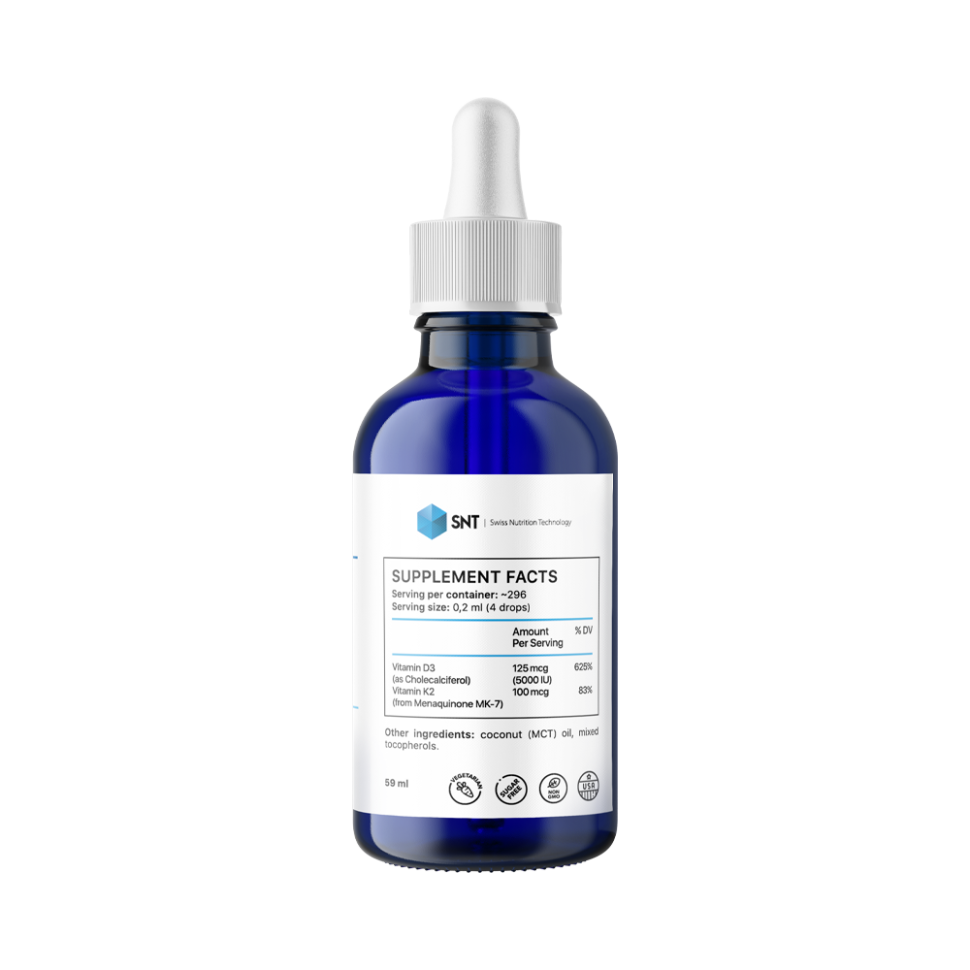 SNT VITAMIN D3+K2 DROPS (59 мл)