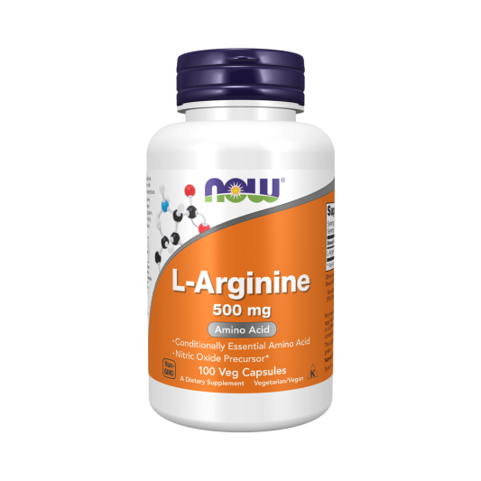 NOW L-Arginine 500mg (100 вег.капс)