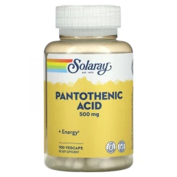 SOLARAY Pantothenic Acid 500 мг (100 капс)