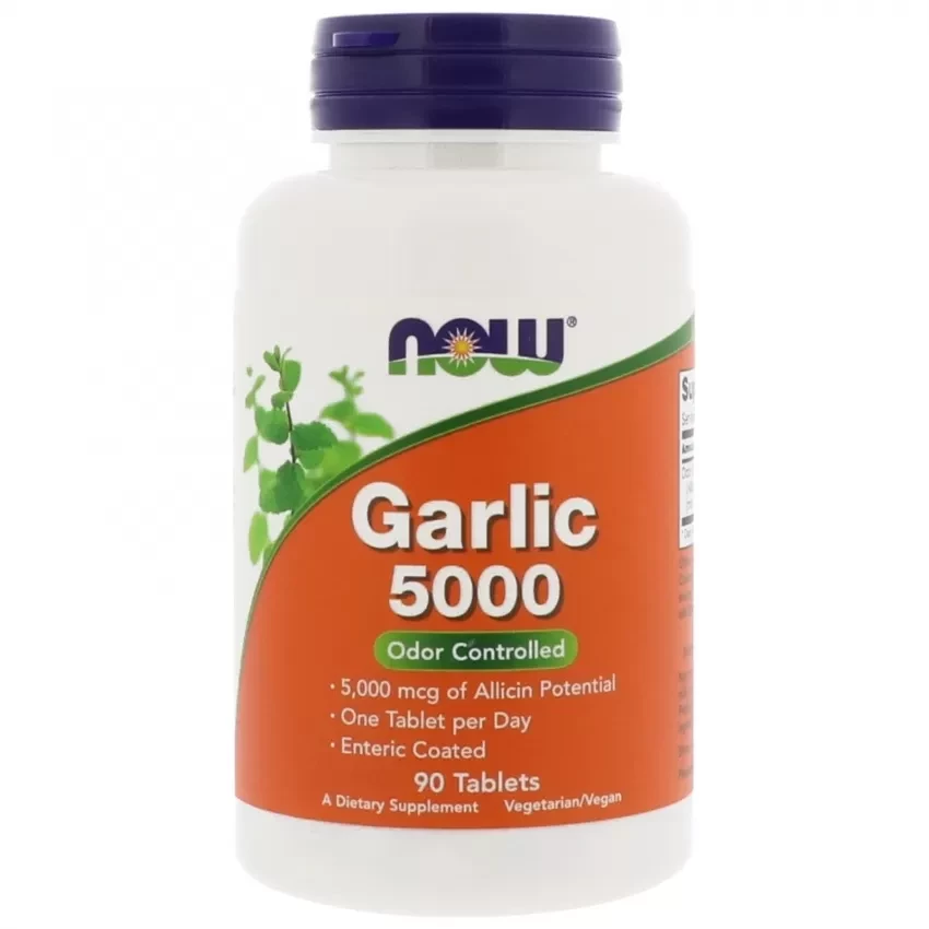 NOW Garlic 5000 (90 таб)