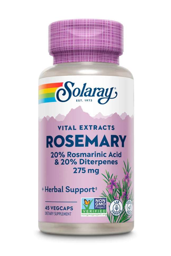 SOLARAY Rosemary Leaf Extract  275 мг (45 капс)