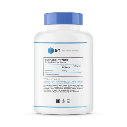 SNT Alpha Lipoic Acid 600 мг (90 капс)