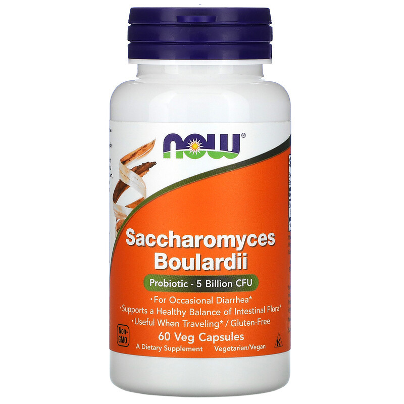 NOW Saccharomyces Boulardii (60 вег.капс)