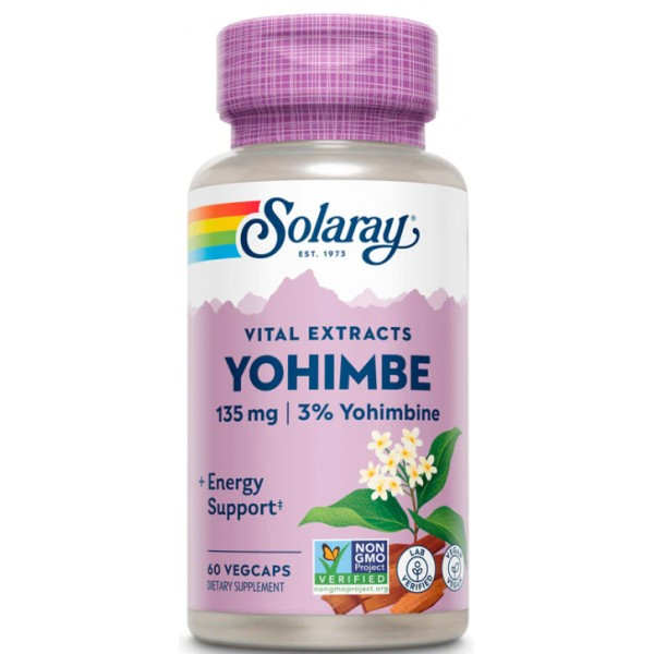 SOLARAY Yohimbe Bark Extract (60 капс)