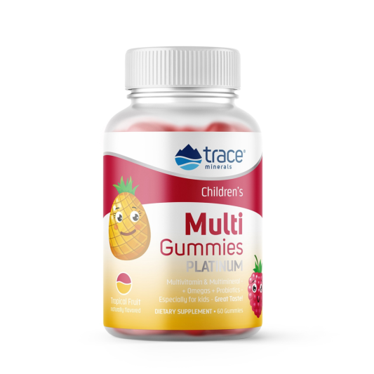 Trace Minerals Children`s MULTI Gummies PLATINUM (60 паст)