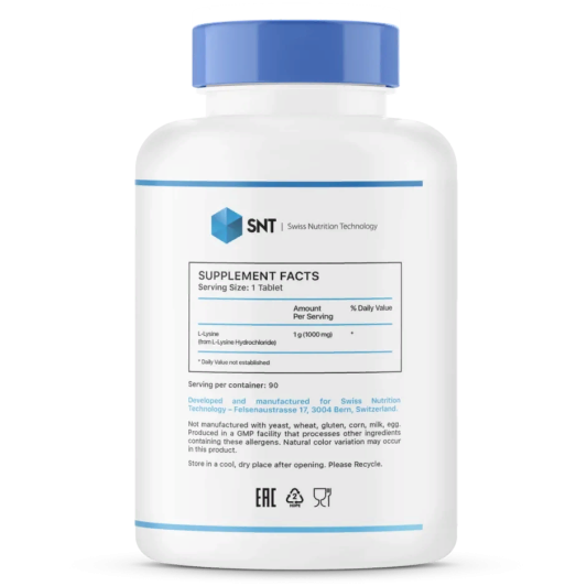 SNT L-LYSINE 1000 мг (90 табл)