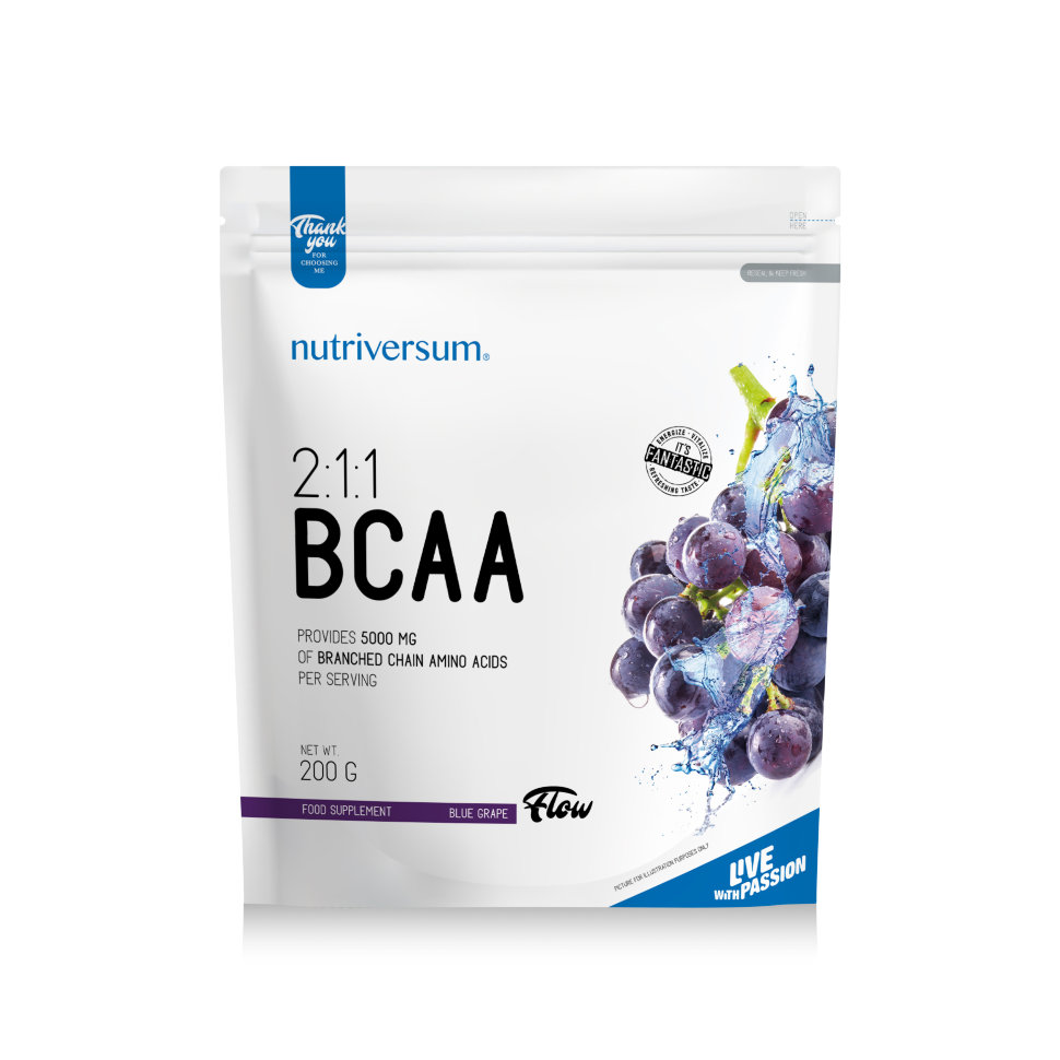 Аминокислоты Nutriversum Flow BCAA 2:1:1 (200 гр.)