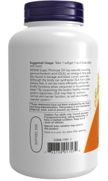 Жирные кислоты NOW SUPER PRIMROSE 1300 мг (120 гелькапс)