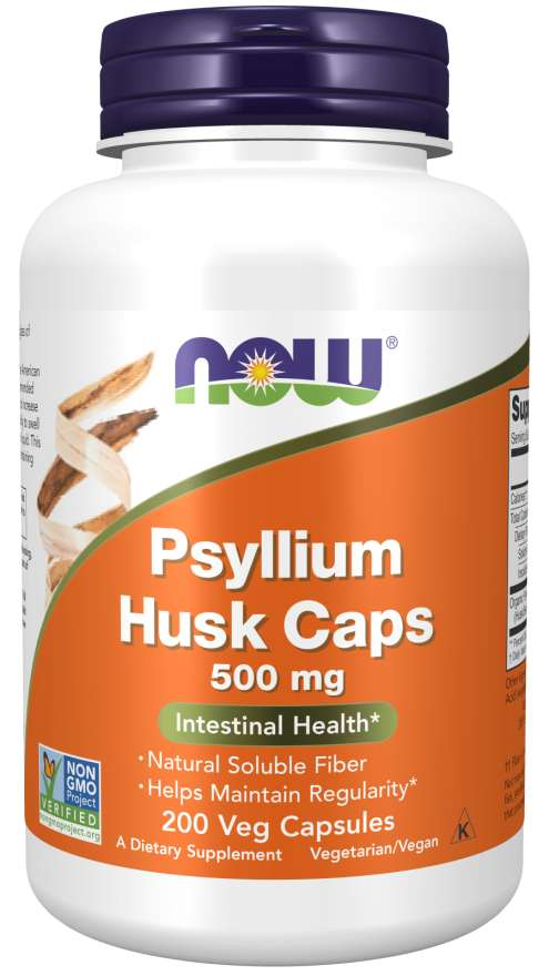 Псиллиум NOW PSYLLIUM HUSK 500 мг (200 капс)