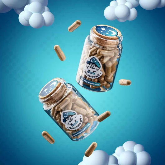 "МУХОМОРЫЧ" Комплекс для хорошего сна (60 капс)