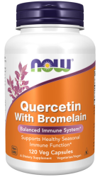Кверцитин NOW QUERCETIN W/BROMELAIN (120 вег.капс)