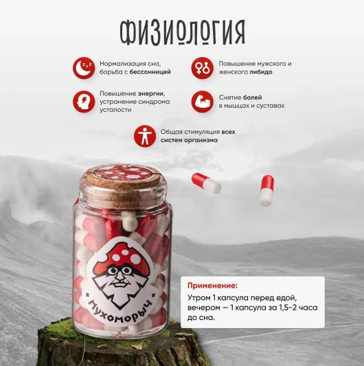 "МУХОМОРЫЧ" Красный мухомор (61 капс)