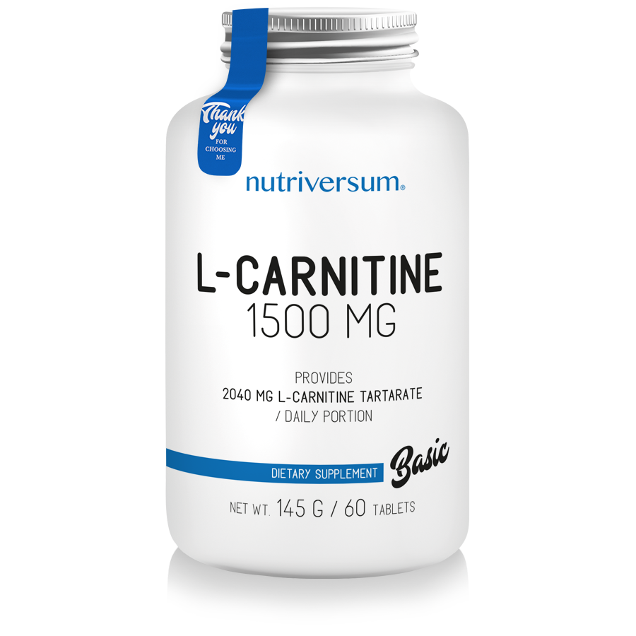 Nutriversum Basic L-carnitine 1500 mg (60 табл)