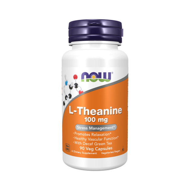 NOW L-THEANINE 100 мг PLUS (90 пастилок)