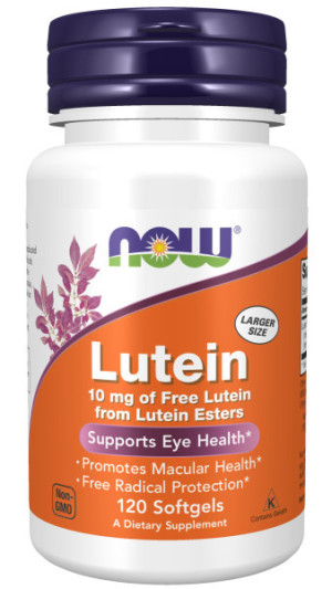 Для улучшения зрения NOW LUTEIN (120 капс)