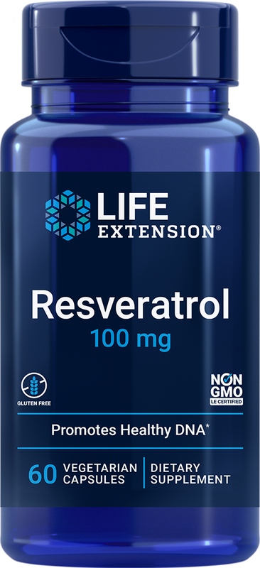 Антиоксиданты Life Extension Resveratrol 100 мг (60 капс)