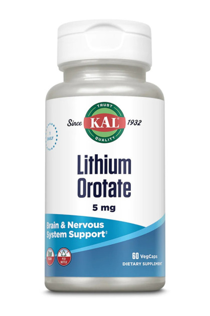 KAL Lithium Orotate 5 мг (60 вег.капс)