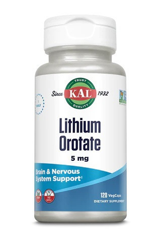 KAL Lithium Orotate 5 мг (120 вег.капс)