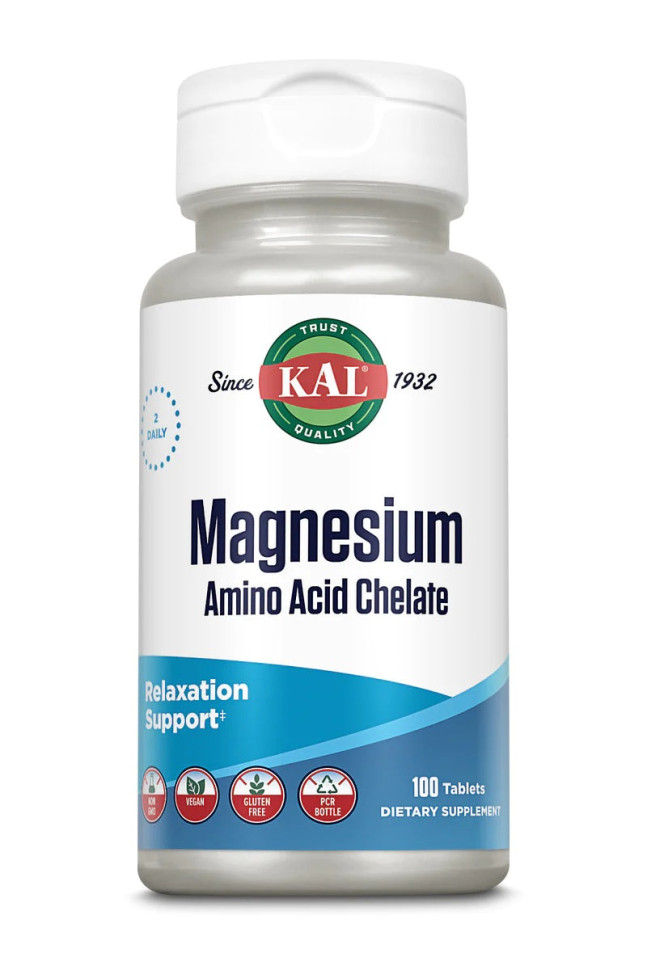 KAL Magnesium Amino Acid Chelate (100 табл)