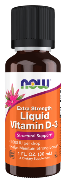 NOW LIQUID VITAMIN D-3 (30 мл)