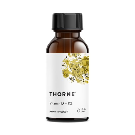 THORNE Vitamin D + K2 1 fl oz