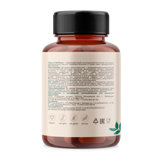 ByPlants Chaga Extract (60 капс)