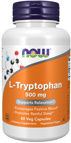 NOW L-Tryptophan 500 мг (60 вег.капс)