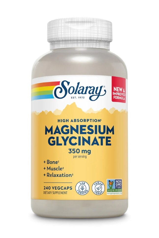 SOLARAY Magnesium Glycinate 350 мг (240 вег.капс)