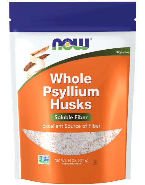 NOW PSYLLIUM HUSK WHOLE (454 гр)