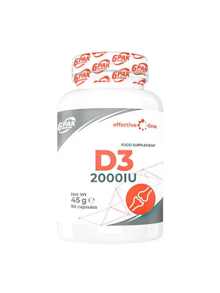 6PAK EL D3 2000МЕ (90 капс)