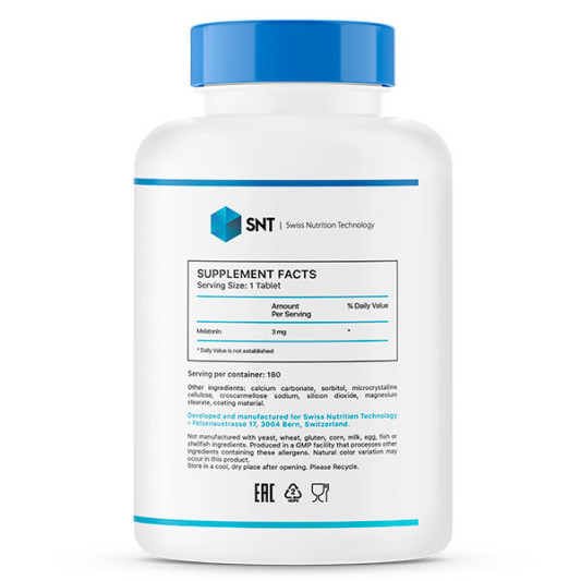 SNT Melatonin 3 мг (180 табл)